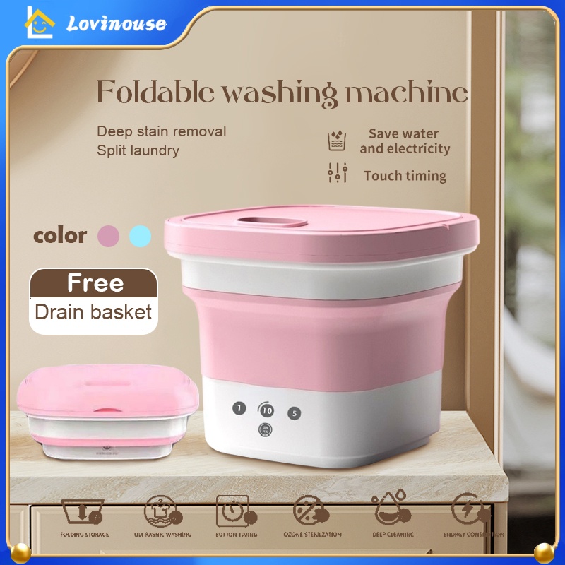 Mesin Cuci Portable Mesin Cuci Lipat Mini Folding Washing Machine Mesin Cuci Kecil Mini Portable KAPASITAS 2,0kg