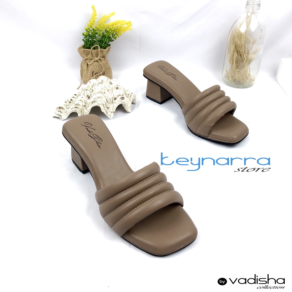 VADISHA ARABELLA Sendal Wanita, Sendal Heels/ Sendal Hak Tahu 5cm RN 22  By.Keynarra Store