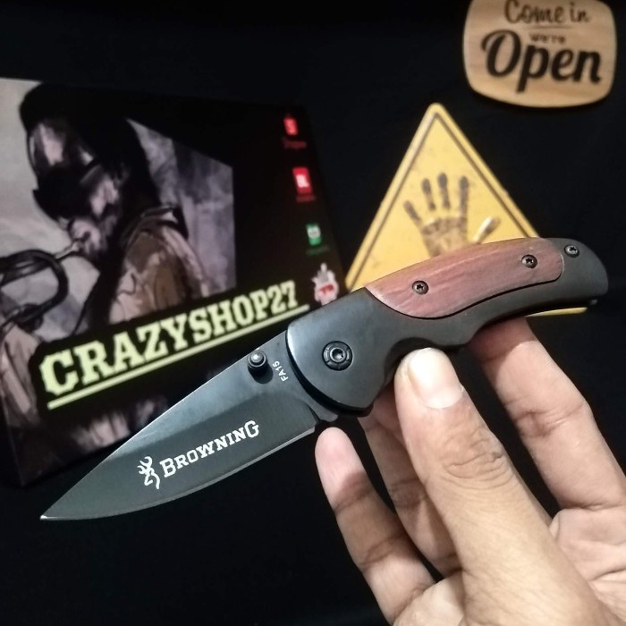 Pisau Lipat Browning Fa15 / Pisau Survival / Pisau Lipat / Pisau