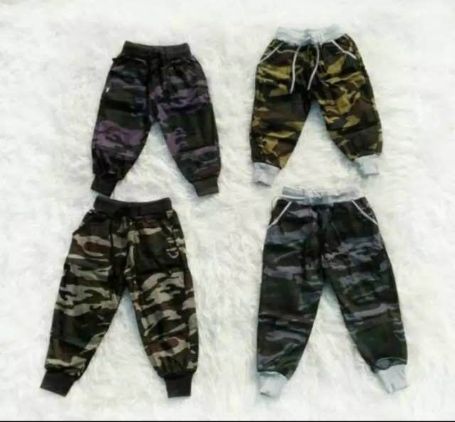 Celana Jogger Army Anak size XXL 6thn jogger anak