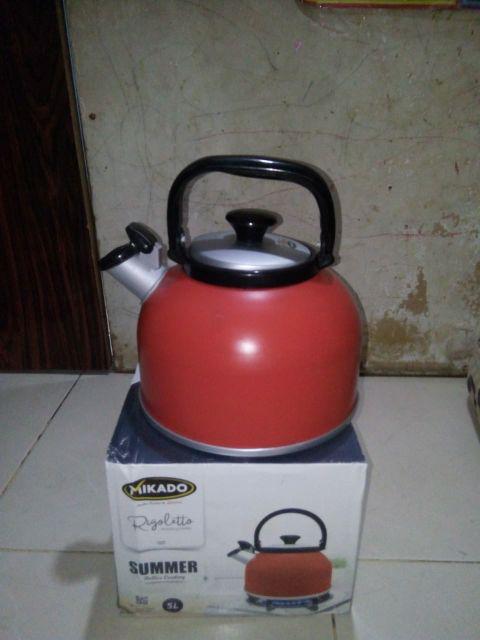 Teko Kompor Ceret Siul Teko Bunyi Maspion 5liter Whistling Kettle