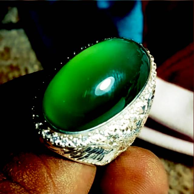 Baru akik planet ijo vintage