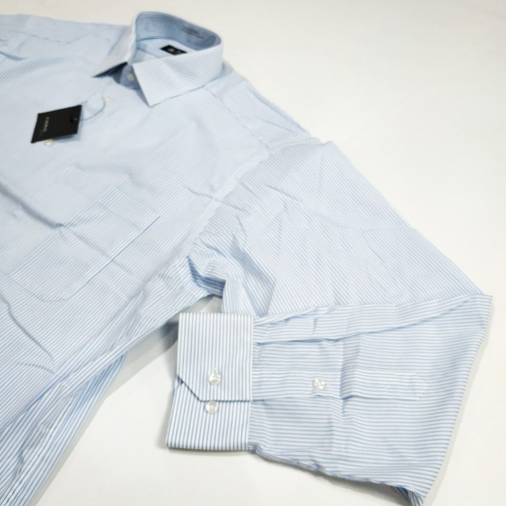 Kemeja ALISAN Corak Garis Regular Fit Lengan Panjang ( SIZE 16.5/XXL )
