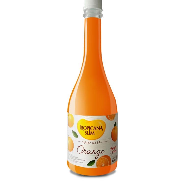 

⇃ Tropicana Slim Sirup Orange 750ml - Sirup Bebas Gula ㅸ