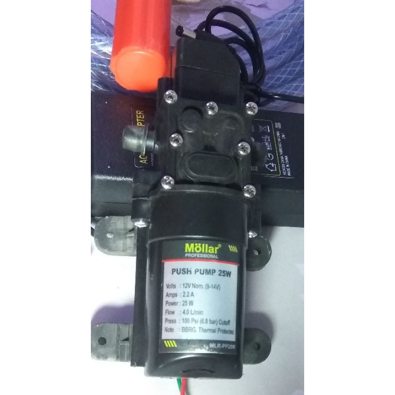 Paket cuci motor/mobil cuci AC steam dinamo 12V HIGHPRESSURE Garansi barang Hidup Normal Kabut/Lurus