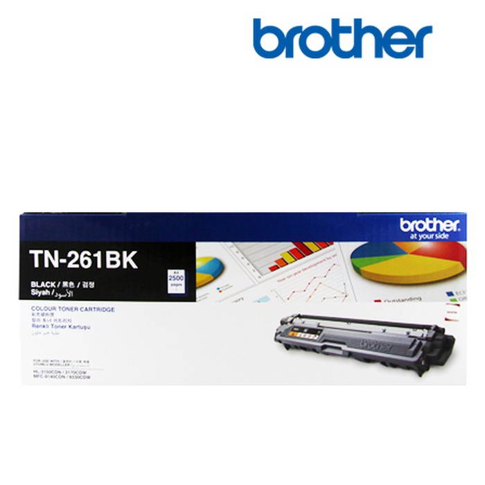 BROTHER TONER CARTRIDGE TN 261 SERIES - Hitam