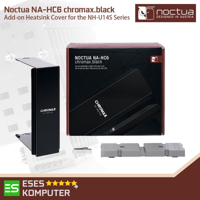 Noctua NA-HC6 Chromax Black | Add on Heatsink Cover for NH-U14S Series