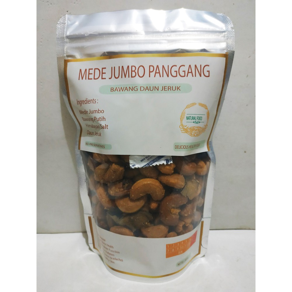 

Mede Jumbo Panggang Bawang Daun Jeruk - 250 gr