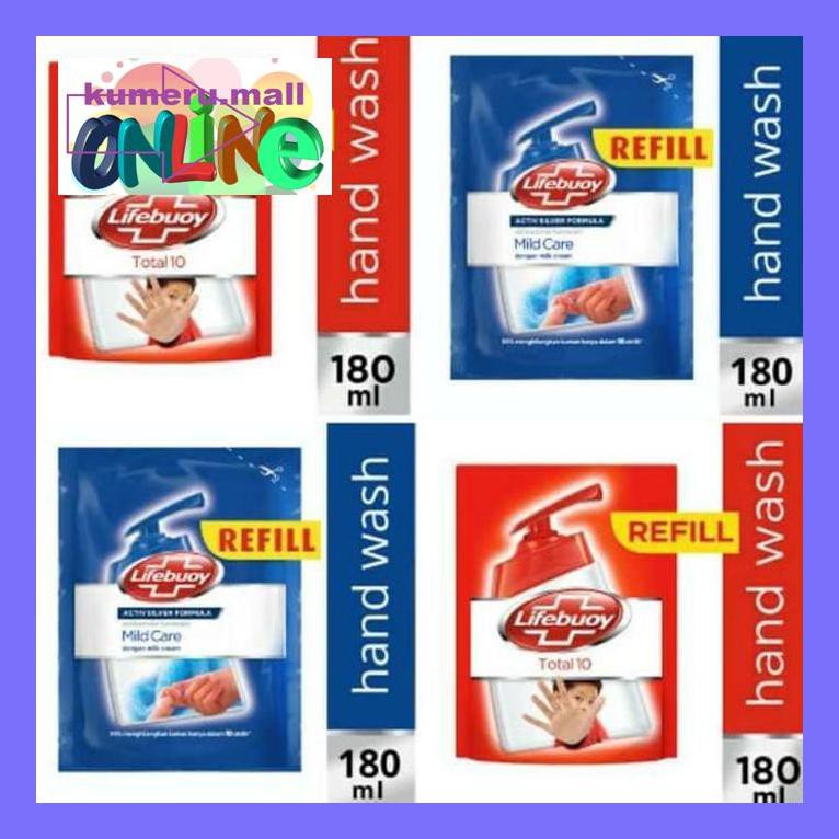 0Tyss47S Lifebuoy Handwash Reffil 180 Ml Sabun Cair Cuci Tangan - Merah Uilg40S