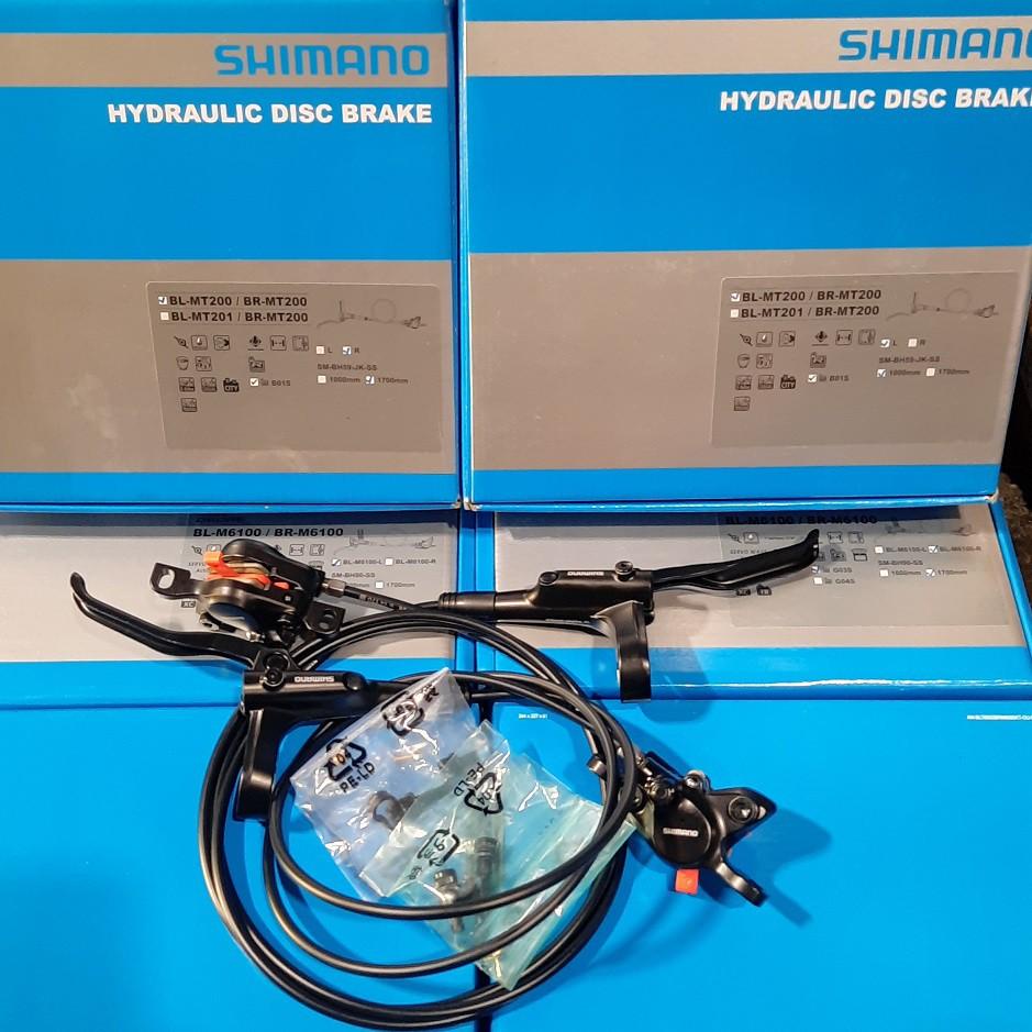 SP25D Brake Caliper Kaliper Rem Hidrolik Brakeset Shimano MT200 MT201 NEW (ART. 576)