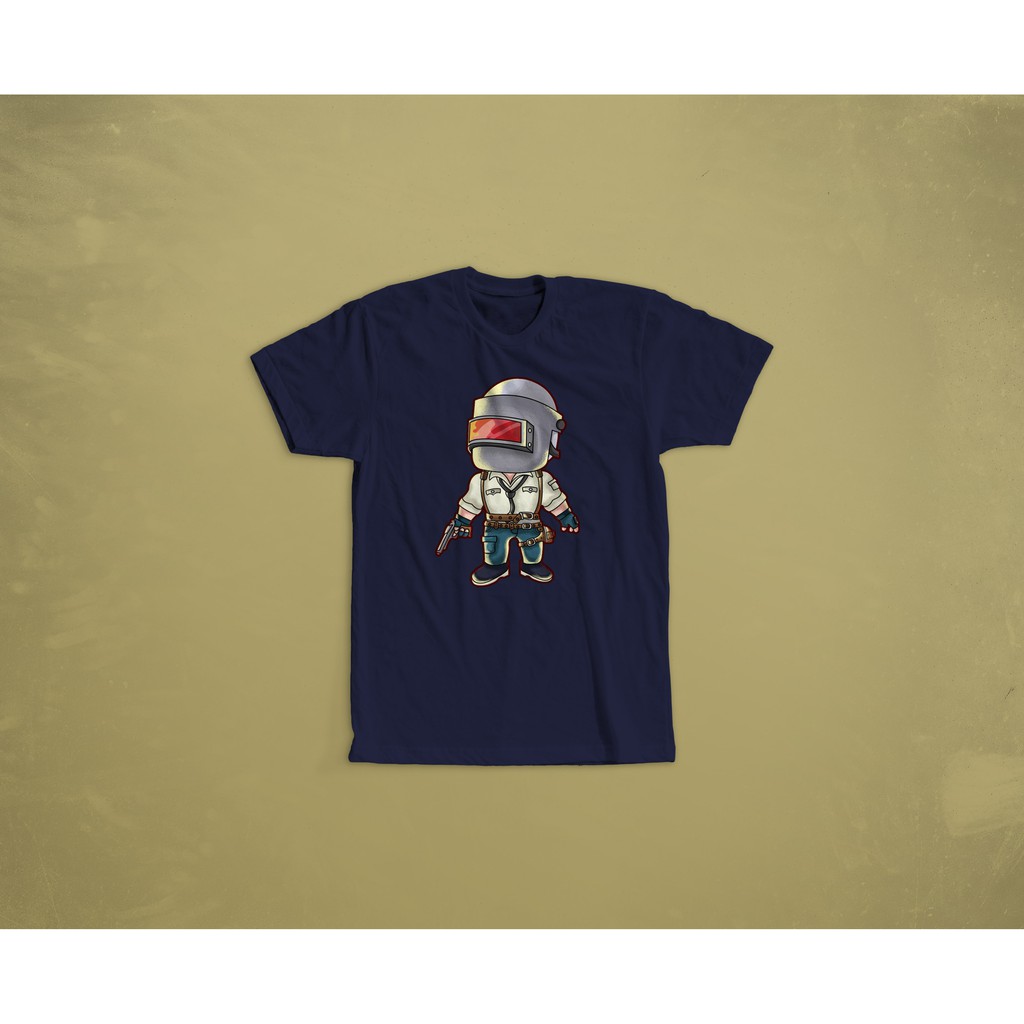KAOS BAJU TSHIRT COMBED 30S PUBG CHICKEN DINNER KODE G1