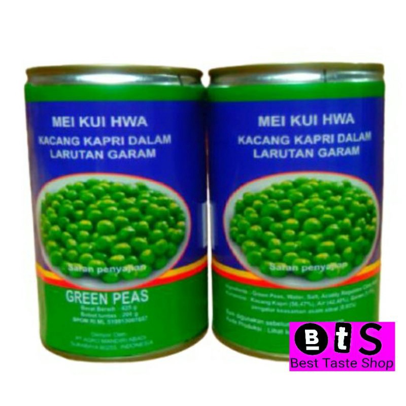

Kacang Kapri 397gr/ Green Peas / Kacang Polong Kaleng / Arcis Kaleng