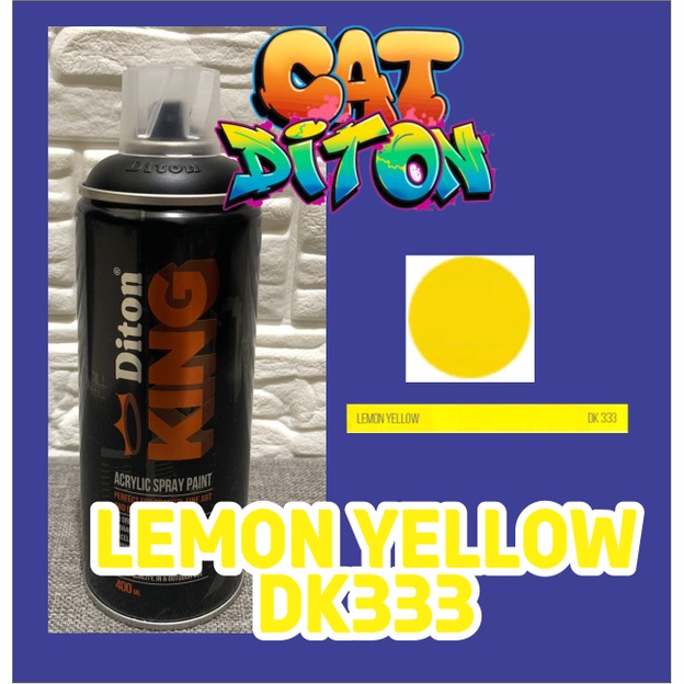 

Diton King DK333 LEMON YELLOW - Acrylic Spray Paints