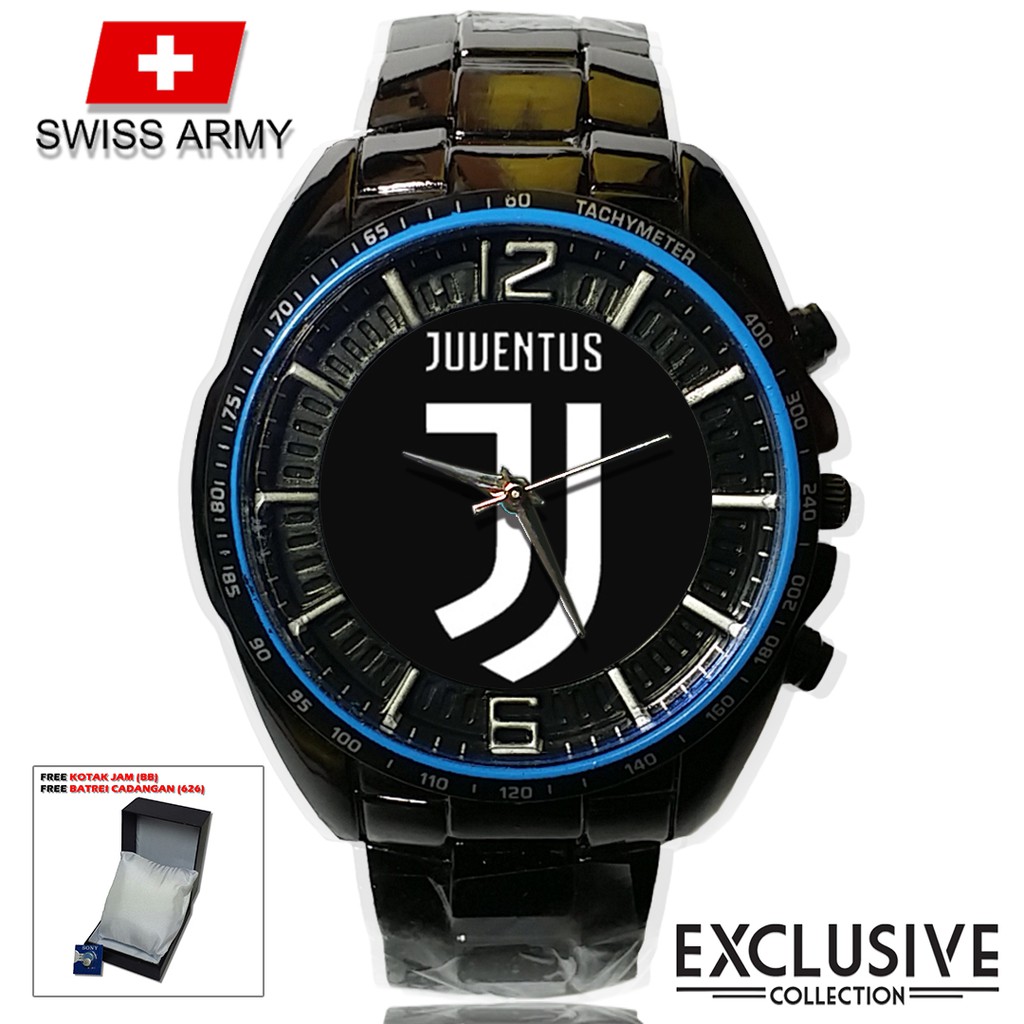 (Istimewa Bossque) Jam JUVENTUS Rantai Sport (Elegan)