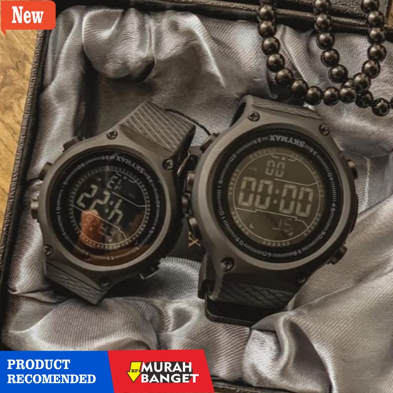 Jam tangan couple terbaik- jam tangan COUPLE SKYMAX ORIGINAL anti air dan tahan beku