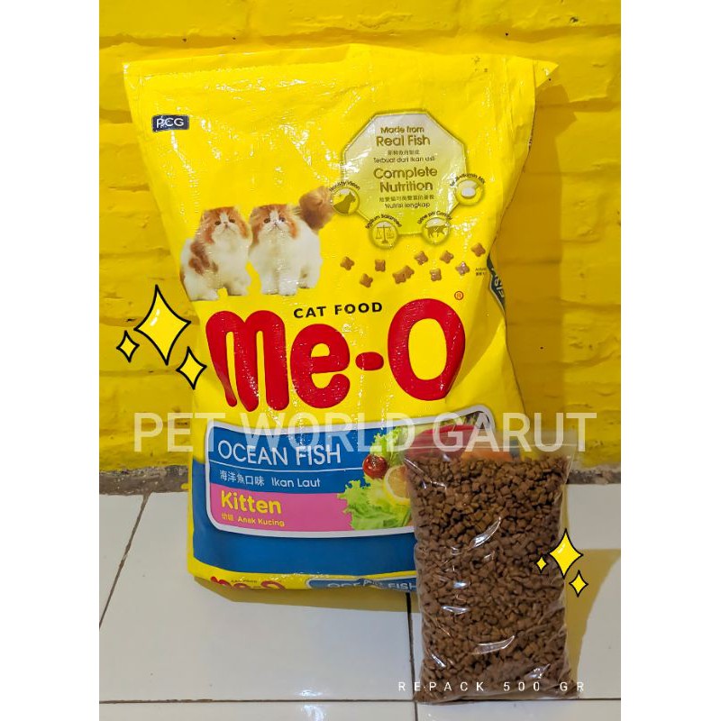 Makanan kucing meo kitten/Me o repack kitten/Cat food meo