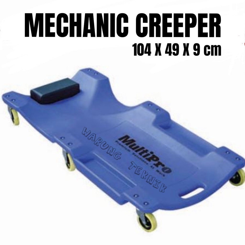 MULTIPRO PLASTIC MECHANIC CREEPER ALAS MEKANIK TEBAL 104 X 49 X 9 CM