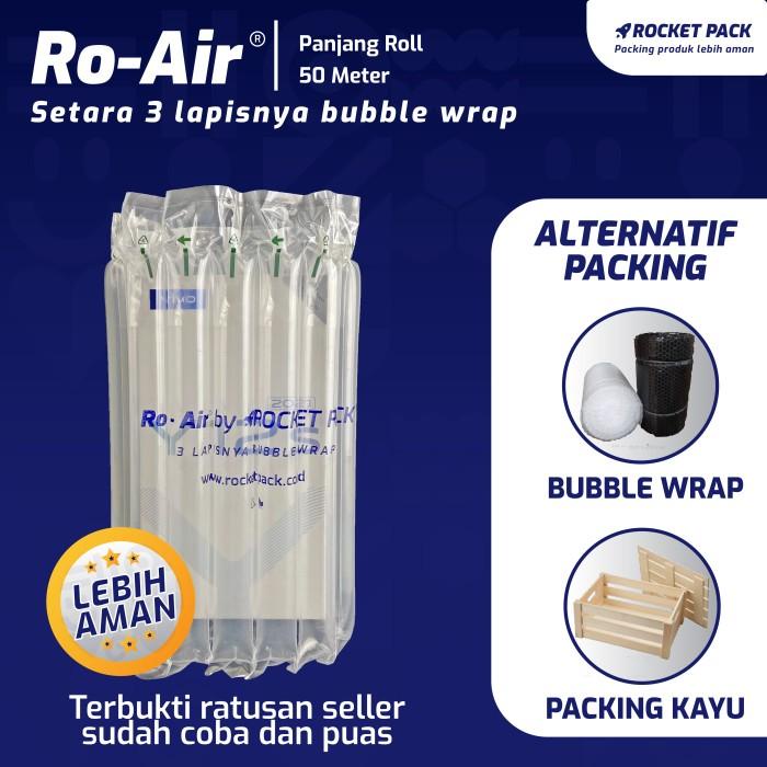 

Wraping 30Cm Ro-Air By Rocket Pack/ Alternatif Bubble Wrap (Harga Perroll 50M)