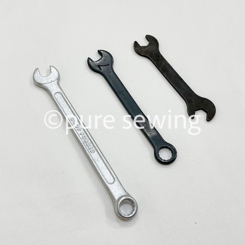 Wrench / Kunci Ring Pas 7 / Kunci Pas untuk Buka Jarum Mesin Jahit Obras kecil Pegasus Singer DC