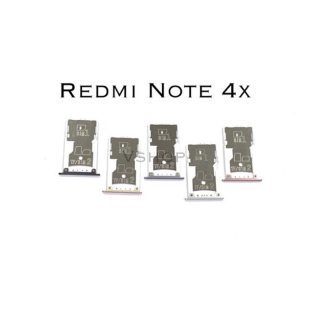 Tempat Dudukan Simcard Simtray Sim Tray Card Lock Xiaomi Redmi Note 4 - Redmi Note 4X