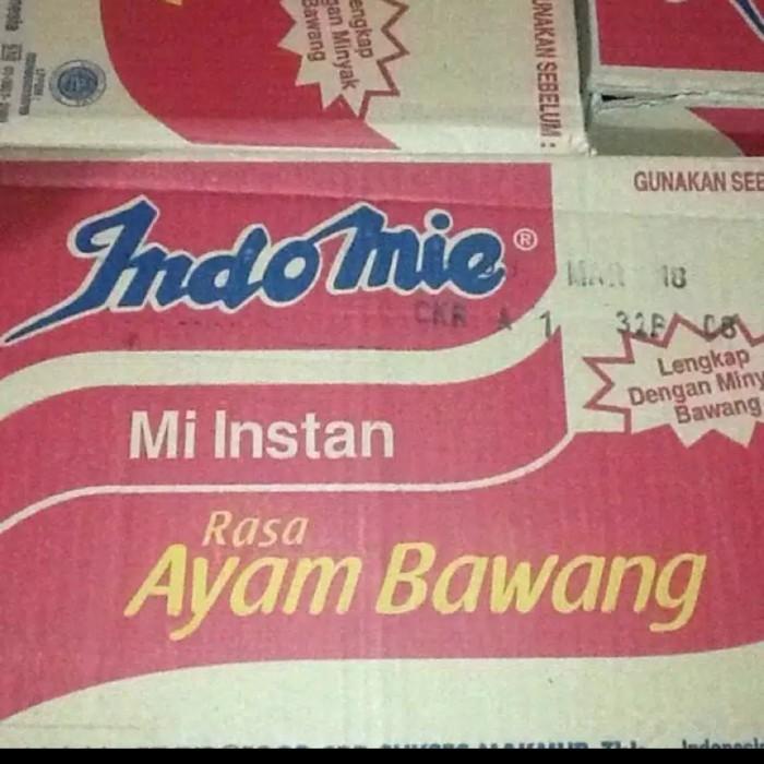 

Indomie goreng/soto/ayam bawang/kari