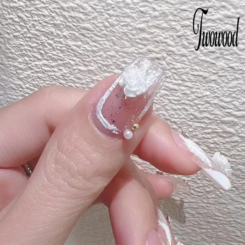 Manik-manik Bunga Camellia Mini 3D Bahan Resin Untuk Dekorasi Nail Art