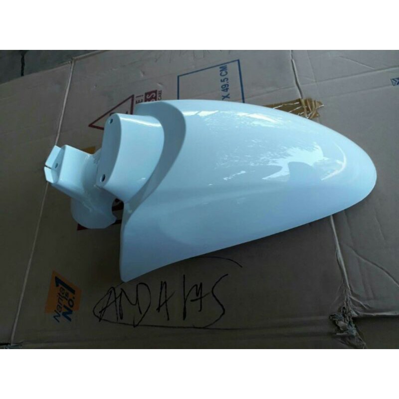 spakbor depan All new honda scoopy 2018-2019 putih