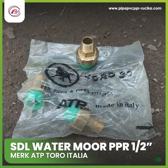 Sok Drat Luar Watermur PPR 1/2" / SDL Watermoor 1/2" / Sok Drat Luar Water moor 1/2"