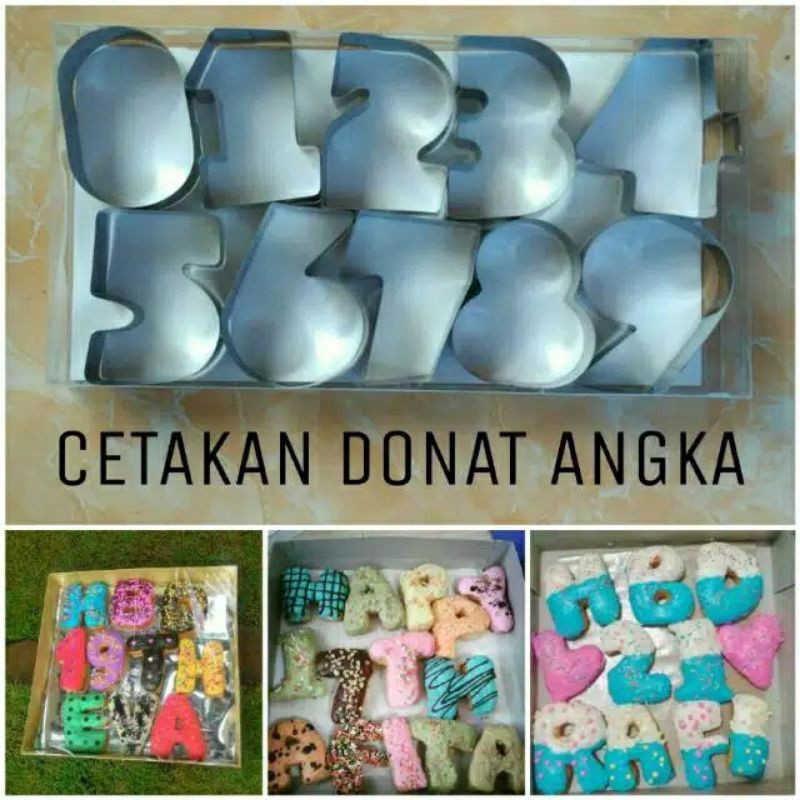 cetakan donat cetakan kue keriing mini karakter angka 0_9