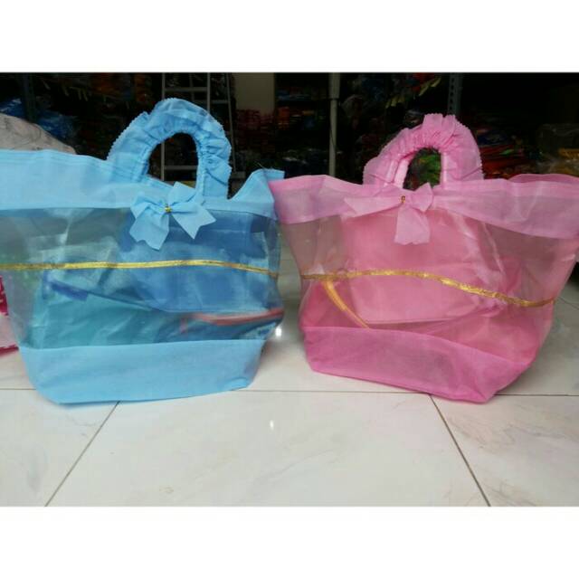 

MarMon,Tas jinjing renda kaca transparan souvenir wedding