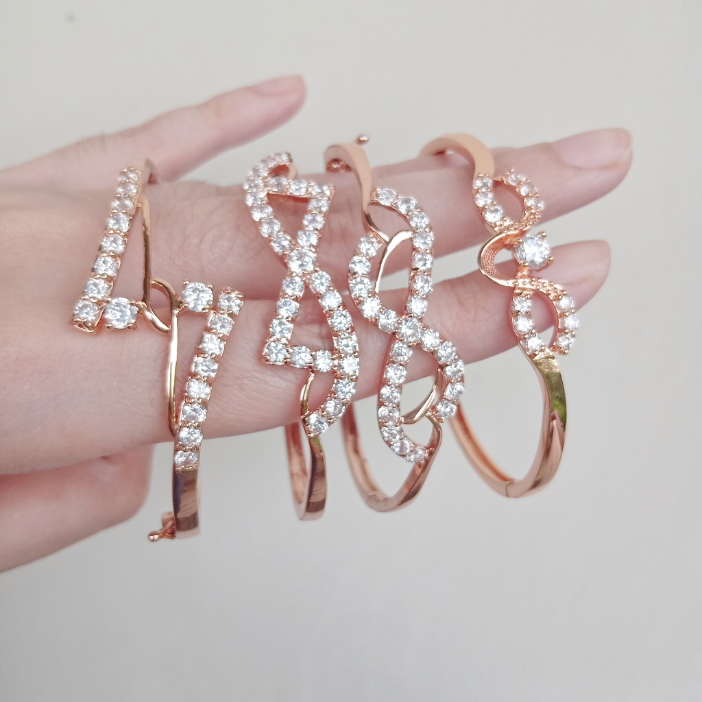 Gelang/ Bangle Suping / Xuping emas/ rose gold / silver