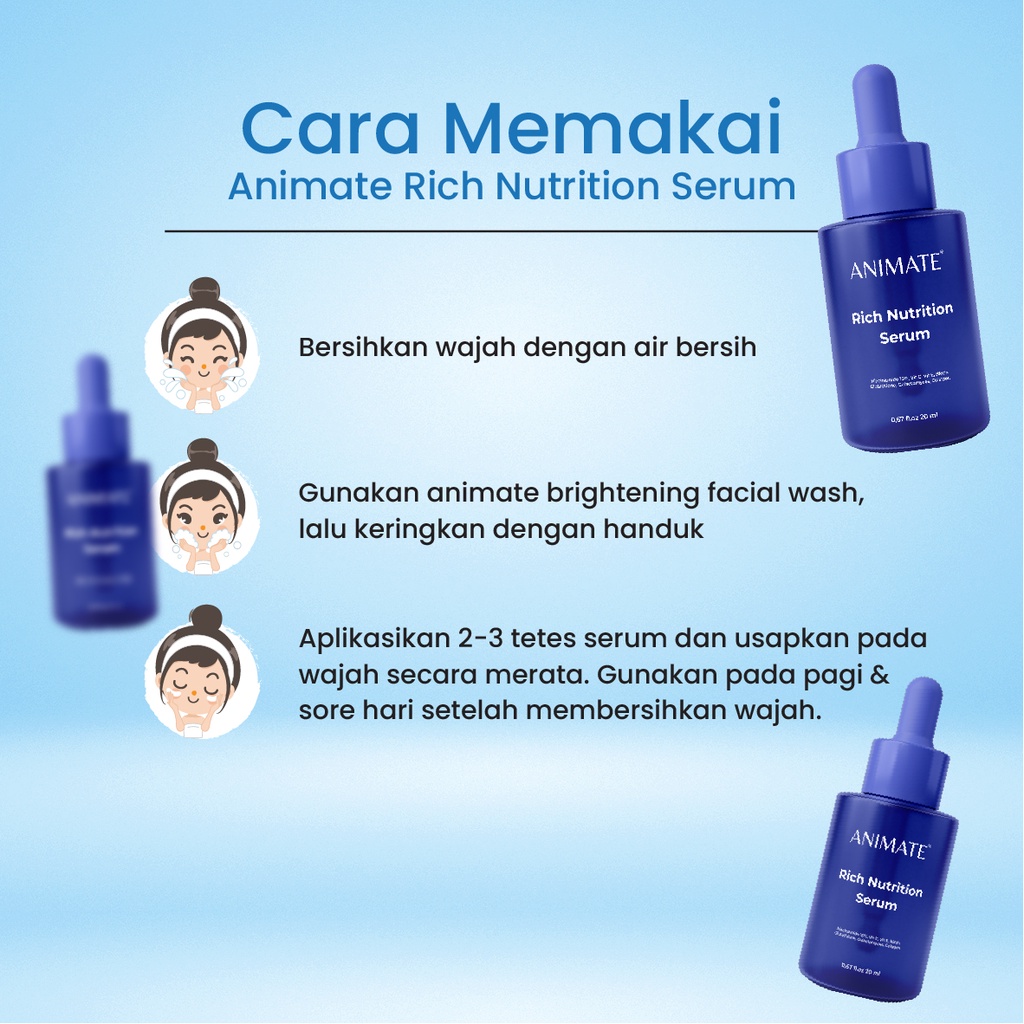 Animate Rich Nutrition Serum 20 ml Original BPOM