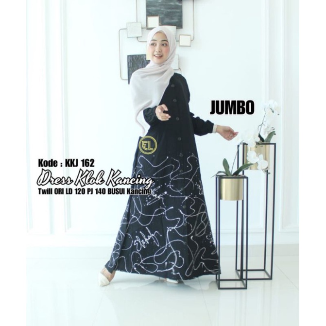 Harga Gila Gamis Twill Ori Jumbo - Elzhaf - Batik Pekalongan ZGKyr6f1G7ww9x