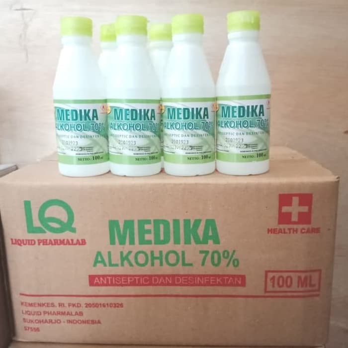 Ready stok! MEDIKA Alkohol 70% | 100ml 300ml