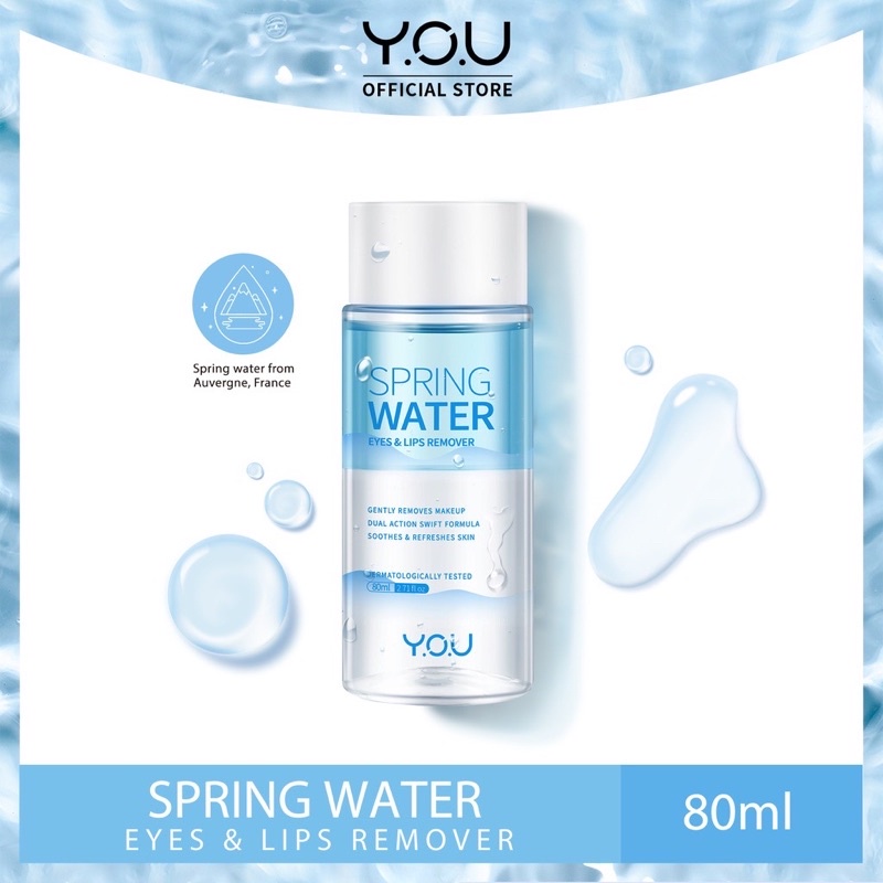 YOU EYES &amp; LIP SPRING WATER MICELLAR