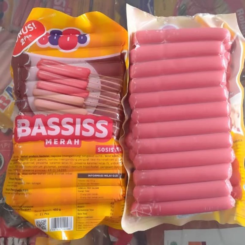 

bassiss 88 merah sosis ayam 450gr