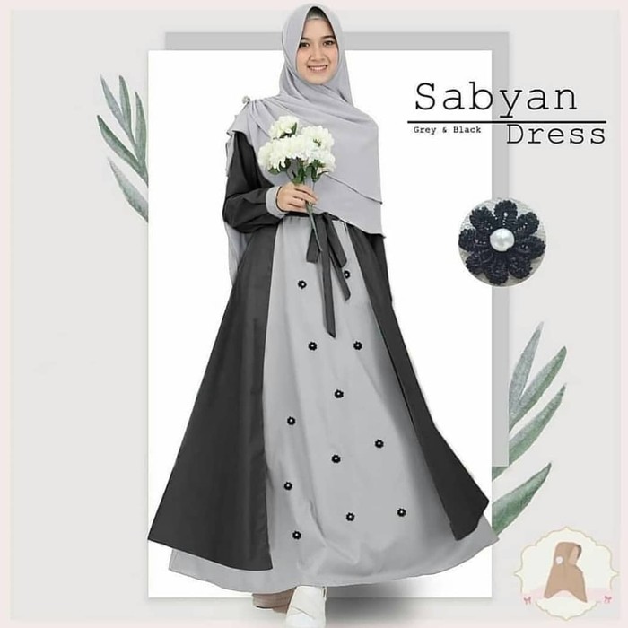 Gamis Muslim Terbaru Azzahra Syar'i Bahan Wollycrepe | Azzahra Syar'i Murah