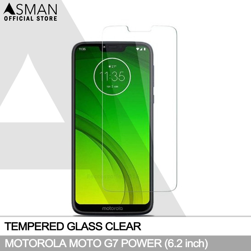 Tempered Glass Motorola Moto G7 Power (6.2") | Anti Gores Pelindung Layar Kaca - Bening