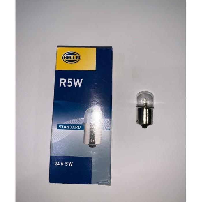 Otomotif Bohlam 24 V K 1 Kecil Hella R5W 24V 5W -63496