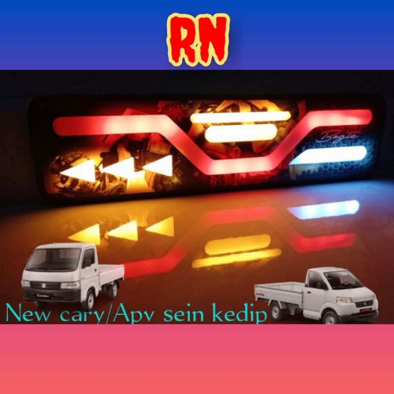 LAMPU REM LED NEW CARRY/APV PICK UP CUSTOM VARIASI SEIN KEDIP KARAKTER