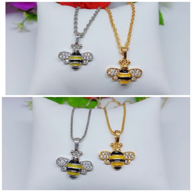 Set Xuping Kalung+Liontin Anak-Anak Lapis emas 18k LB01.LB02