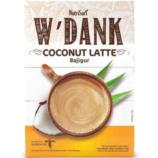 

Nutri Sari W'Dank Bajigur 4 sachet x 15 g