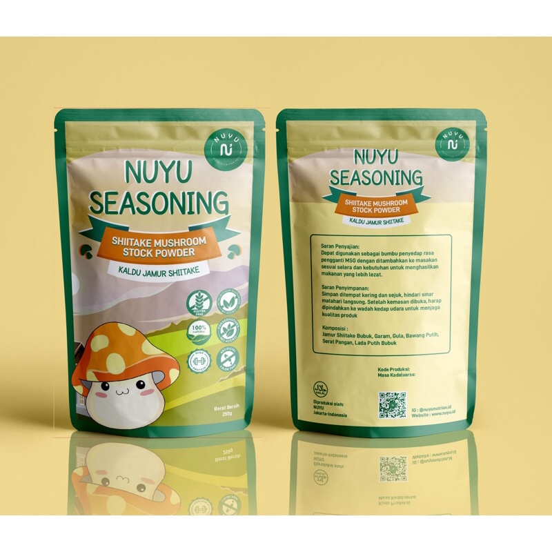 

[Promo limited] NUYU KALDU JAMUR SHIITAKE - NON MSG - 250gr