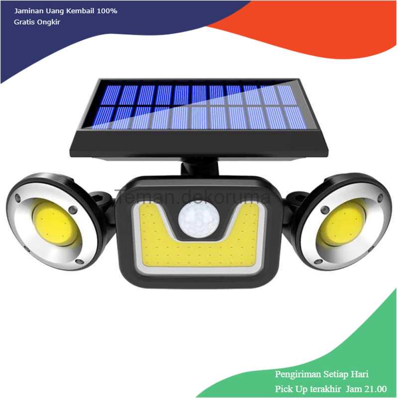 TD-DHA Choifoo Lampu Solar Panel Sensor 83 COB LED Cool White - FL-1729