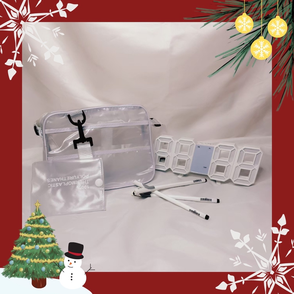 

Paket Kado Hadiah ALAT TULIS ESTETIK (Jam Meja, Buku Mewarnai, Bolpen, Tas, Scrunchies)