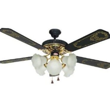 Kipas Angin Gantung Plafon Uchida CF 113 Ceiling Fan 5 Lampu