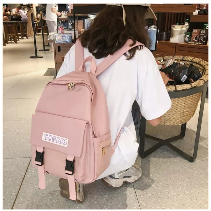 Should Bag - Tas Ransel Sekolah Anak Wanita Dan Pria Terbaru 2021 Kekinian Motif Carakter FUMIAU Korean Style Murah
