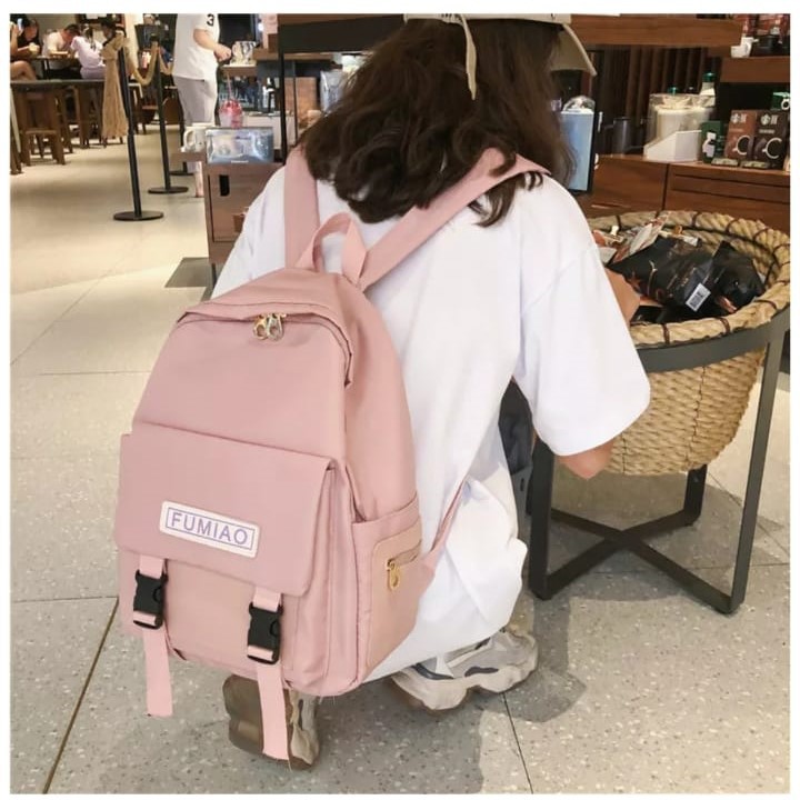 KSO_BAG - Tas Ransel Backpack Wanita Murah Tas Ransel Sekolah Fumiao Korean Style Termurah