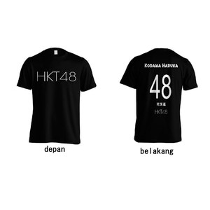 Kaos HKT48 Jersey style (bisa pesan nama member)