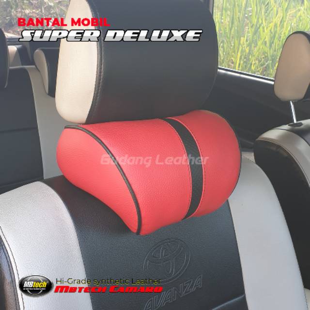 Bantal Mobil Super Deluxe Kulit MBTECH